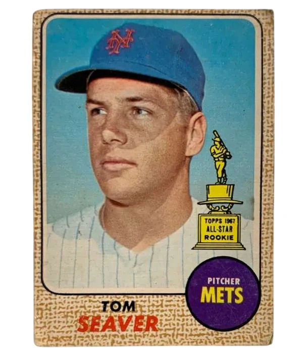 #45 Tom Seaver 1968 O-Pee-Chee Baseball Card