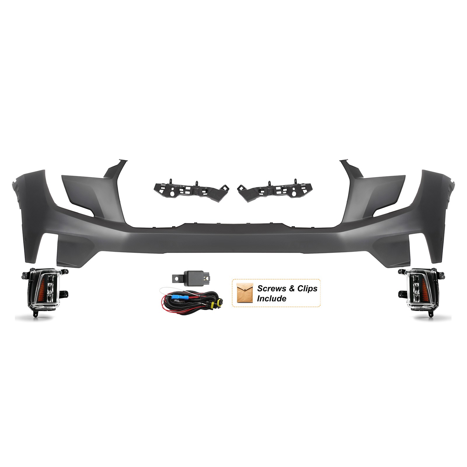 For 2024-2026 GMC Acadia Front Upper Bumper Cover Complete Kit OEM 26514698