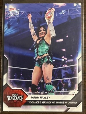 2026 Topps Now WWE #30 Tatum Paxley NXT Vengeance Day