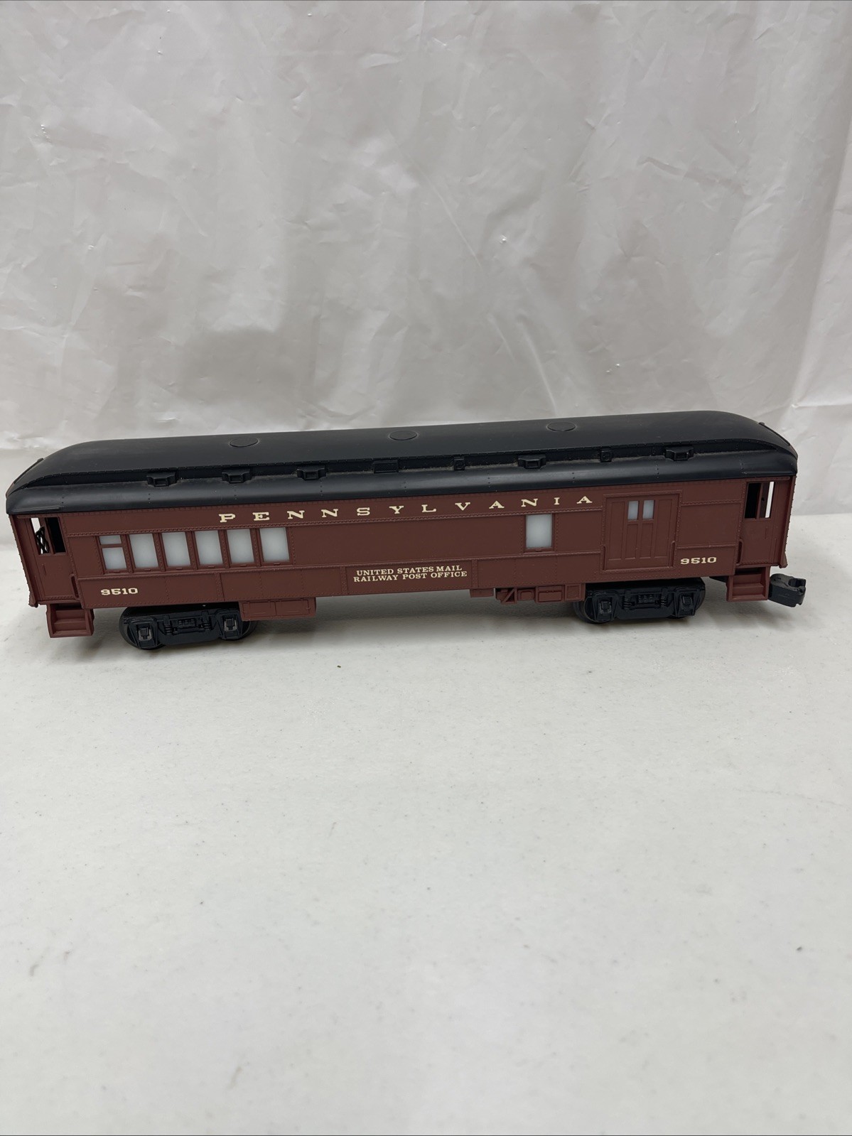 Lionel 6-9510 9512 9514 Pennsylvania Combo Baggage Passenger Car 027 Gauge Lot