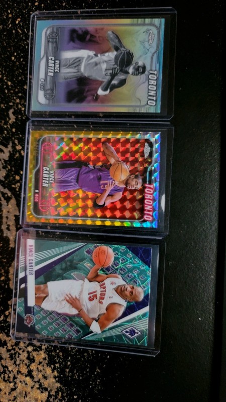 Toronto Raptors Hall Of Famer Vince Carter NBA Basketball Card Lot