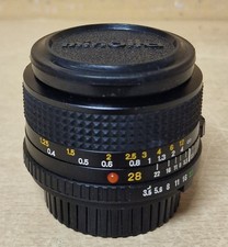 Minolta MD 28mm 1:3.5 Weitwinkel Objektiv W.Rokkor Vintage Lens Japan