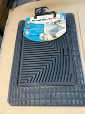 Vintage Weathertech Floor Mats Pair Black Rubber Cannonnew In Package
