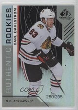 2018 Upper Deck SP Game Used Authentic Rookies Rainbow /295 Carl Dahlstrom ht1