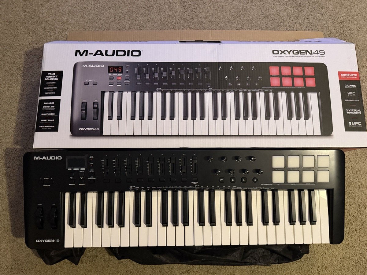 M-Audio Oxygen Pro 49-Key Keyboard Controller for sale online | eBay