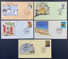 1985 Australiana Classic Children's Books Set Of 5 x FDC First Day Covers