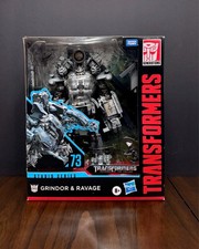 Hasbro Transformers Studio Series 73 GRINDOR & Ravage Leader Class Action Figure