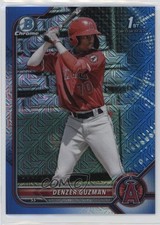 2022 Bowman Chrome Prospects Mega Box Blue Mojo Refractor Denzer Guzman 0jk5