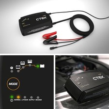 Ctek Pro25s 25a Battery Charger And Power Supply 50-60 Hz 12v 40-328