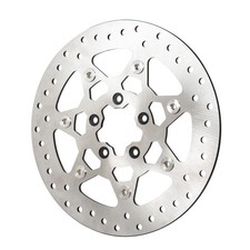 Satin Silver 11.5 Solid Front Brake Rotor For Harley Touring Dyna Softail Xl Satin Silver 11.5 Solid Front Brake Rotor For Harley Touring Dyna Softail Xl