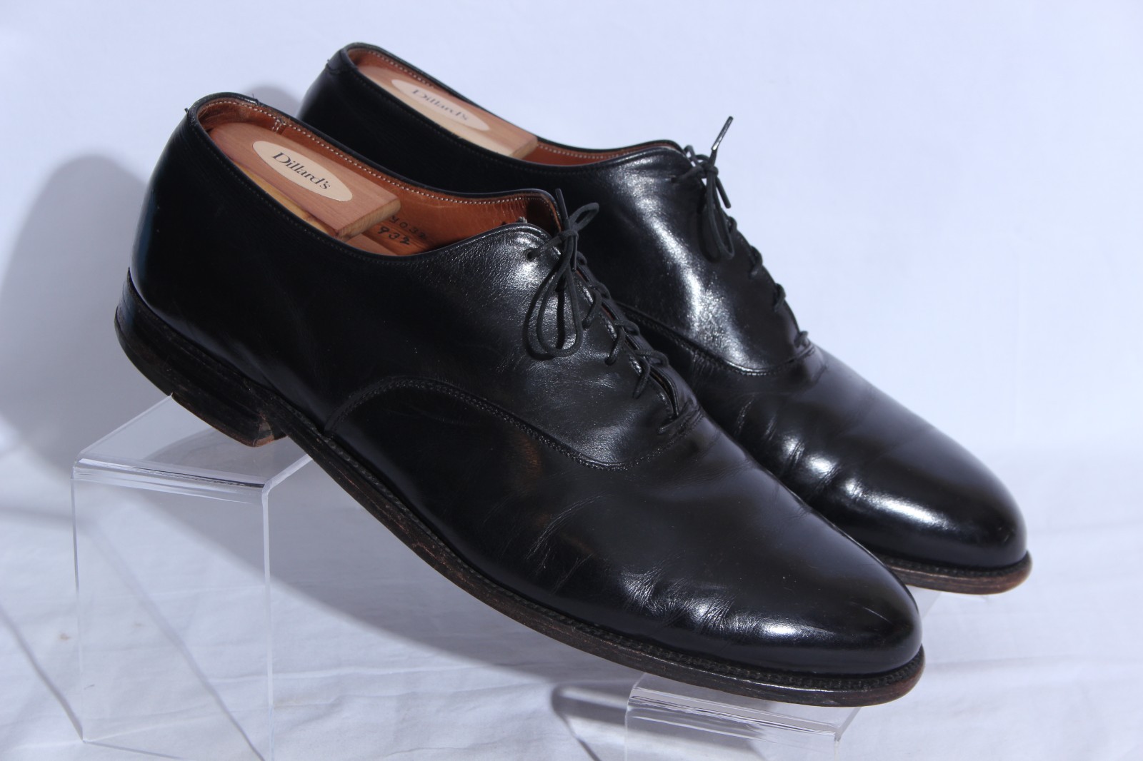 Alden 932 Black Calfskin Plain Toe Bal