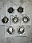 Proof Kennedy Half Dollars Lot 1983, 1984, 1985, 1987, 1988, 1990, 1992 S