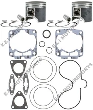 2006 Polaris Fusion 600 HO SPI Pistons Top End Gasket Kit Std Bore 77.25mm