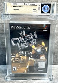 WWE Crush Hour 9.8 A+ TOP POP PlayStation 2 PS2 WATA GRADED NOT PSA VGA CGC WWF
