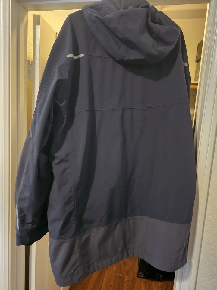 CABELA'S Guidewear Gore-Tex Full Zip Hooded Outdoor Jacket Men's 3XL Gray EUC - Image 2 of 4