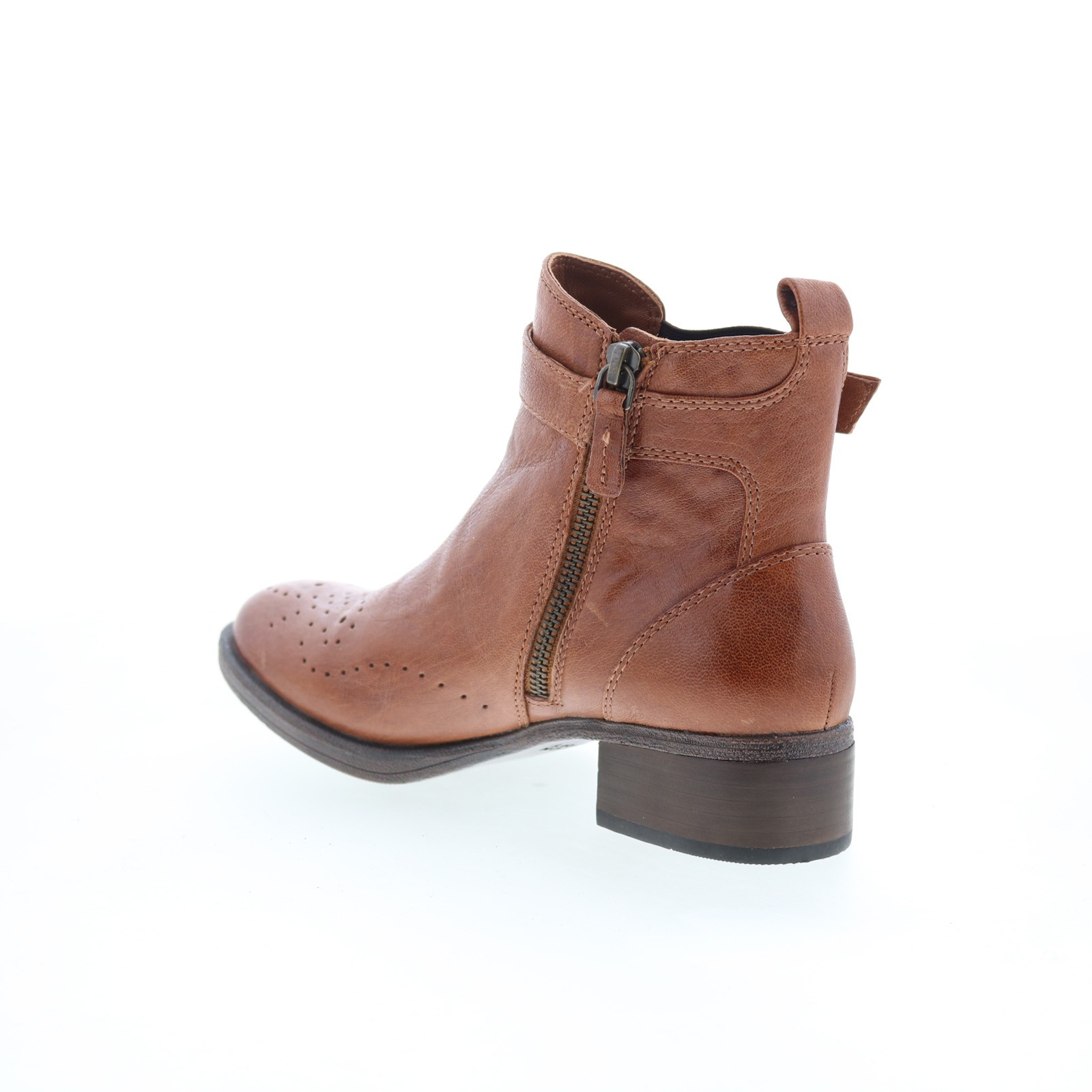 Johnston & Murphy Jeanette 78-51924 Womens Brown Leather Casual Dress Boots