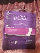   85% discount $5 for a Bag!  39 pis, 195 pices Wome Pads Size 4    times 5= 195