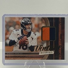 2025 Panini Luminance Vintage Materials Peyton Manning /50 Denver Broncos