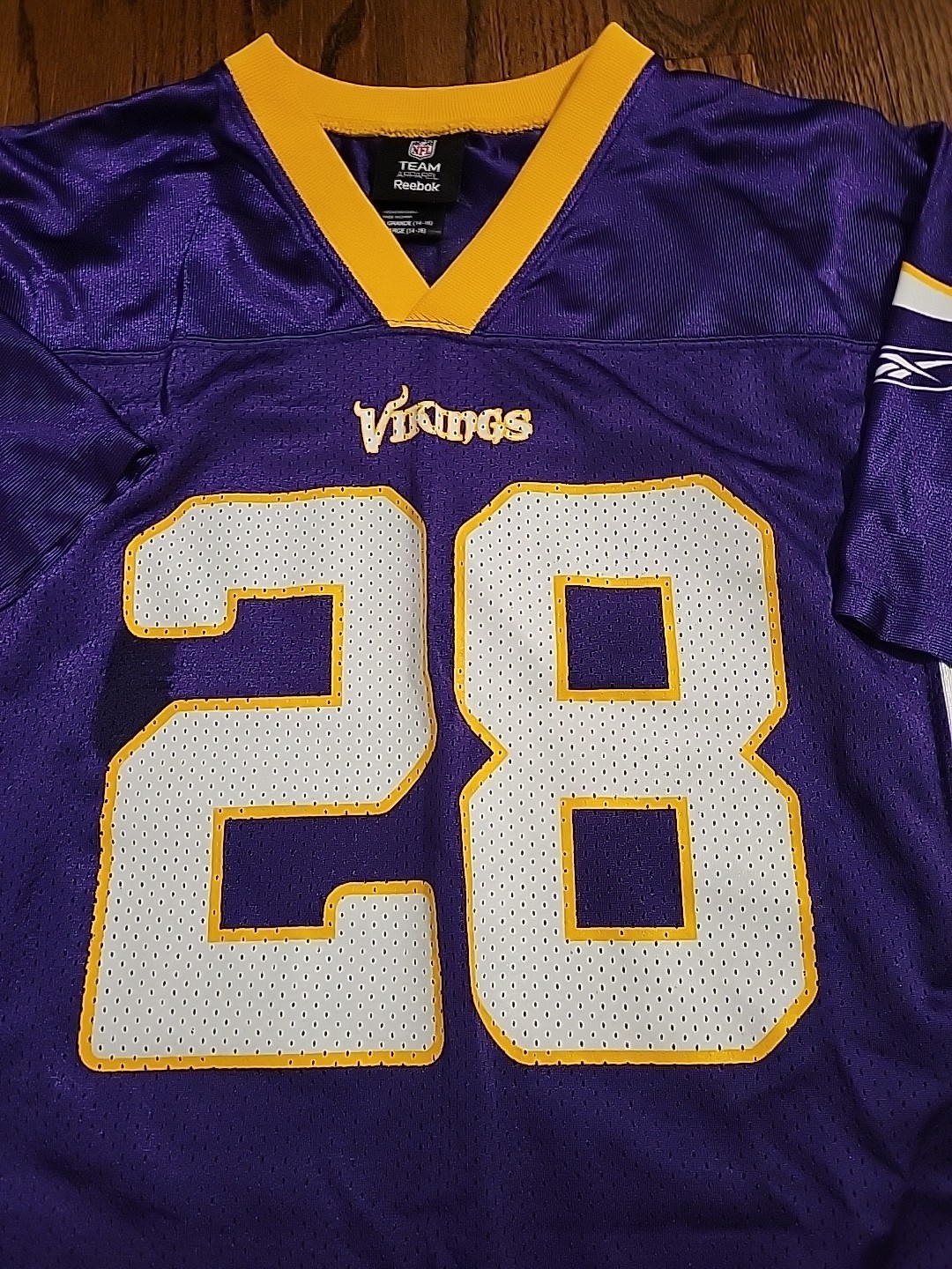 Reebok Adrian Peterson Minnesota Vikings Football Jersey Youth Large 14-16 Boys  thumbnail 3