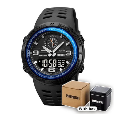 SKMEI 1655 Waterproof Men's Sports 3 Times Watch Outdoor Student Electronic