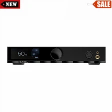 SMSL Black H400 Fully Balanced/Unbalanced Amplifier 15Wx2/16ohms Preamplifier