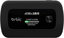 Orbic Speed RC400L 4G LTE Mobile Hotspot Router  Unlocked MiFi  Black