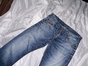 True Religion Jeans Mens 33 Blue Denim Straight Leg