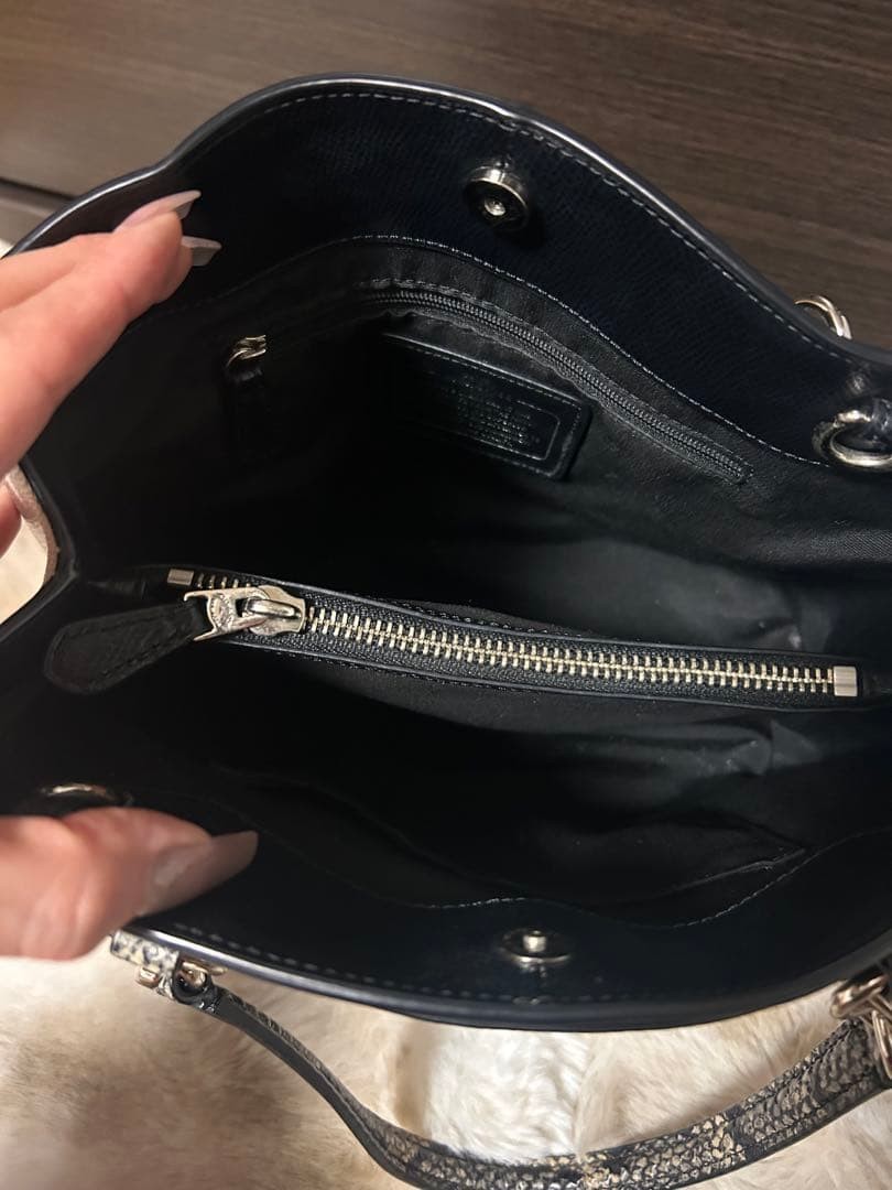 COACH Python pattern handbag - image 3