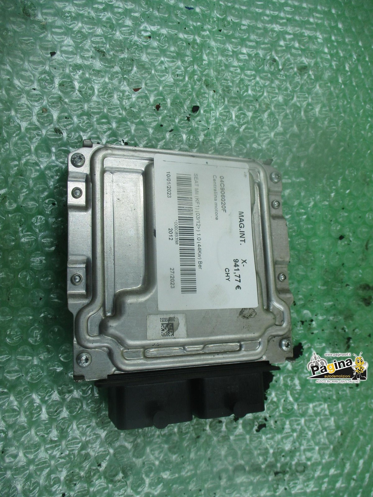 04C100031CX Motore semicompl. CPGA VOLKSWAGEN UP! 1.0 eco BMT (50Kw) Ber