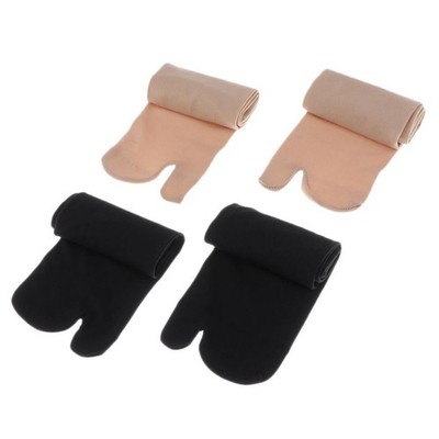 2 Paar Zehentrenner Socken, Sandalen Hausschuhe