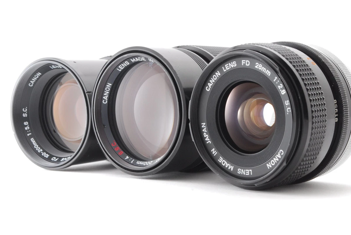Canon FD 100-200mm Focal Camera Lenses for sale - eBay