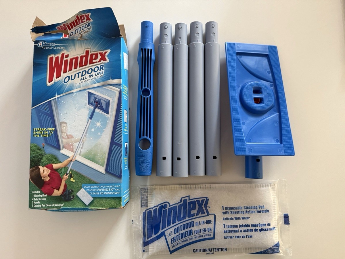 Windex Outdoor All In One Glass Window Cleaner Tool Starter Kit  display picture 1