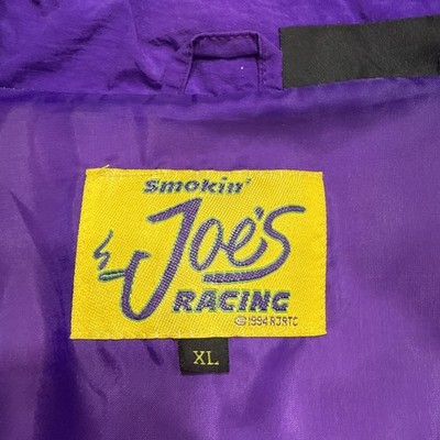 Vintage Camel Smokin Joes Racing Jacket Mens Xl Yellow Purple
