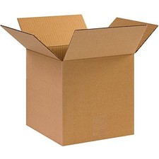 BOX USA Shipping Boxes Small 10"L x 10"W x 10"H 10x10x10" 25-Pk, Kraft