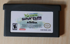 Game Boy Advance SP Shrek Smash N Crash Racing TESTED Works Cartridge Authentic