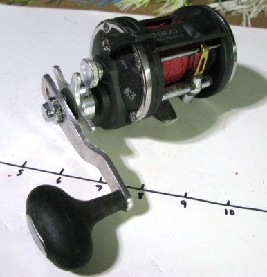 Okuma Convector Fishing Reel CV20L,LevelWind, Rh,3BBs, 210yds/20lb,Star- Unused?