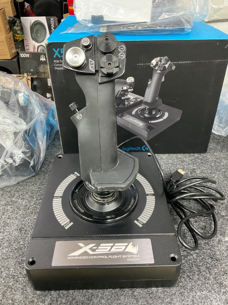 Logitech X56 HOTAS Throttle and JoyStick - Black | eBay
