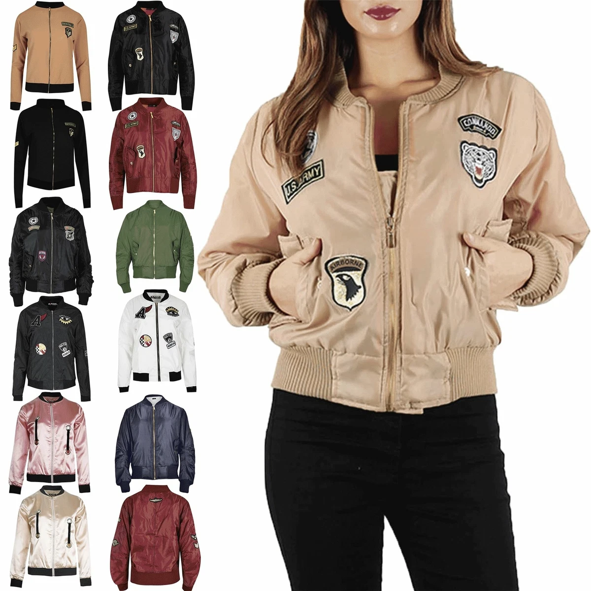 Womens air force jacket clearance