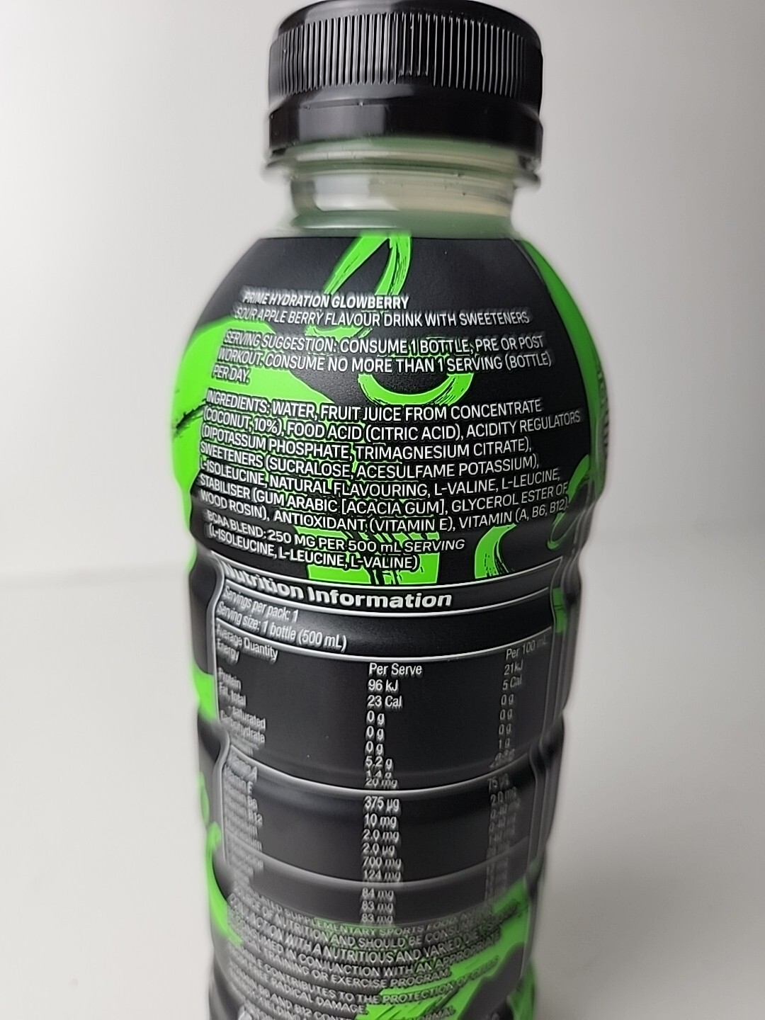 PRIME Hydration GLOWBERRY Limited Edition Rare Australian Sports Drink