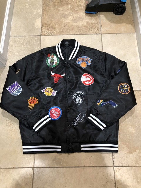 nba all team logo jacket