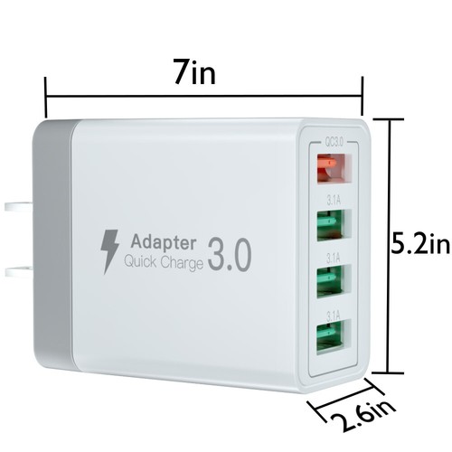 Fast USB Charging Cable Universal Multi Function Cell Phone 3 in 1 Charger Cord - Picture 12 of 17