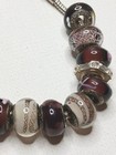 Rare vintage 82K Sweet elements chain bracelet + hand made European glass beads — photo 3