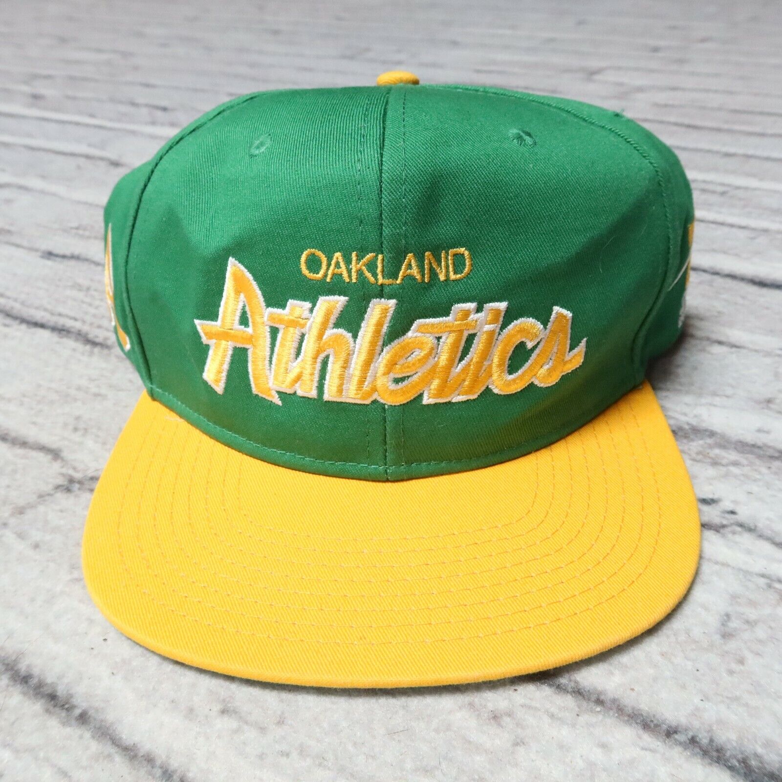 Vintage Oakland A’s 90's Era Lifesavers Snapback Hat Cap Elephant Bats  Baseball