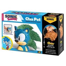 Chia Pet Handmade Decorative Planter with Watering Can - Sonic The Hedgehog