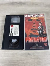 Vgc - Predator - VHS  1992 Arnold Schwarzenegger CBS Fox All Time Classics