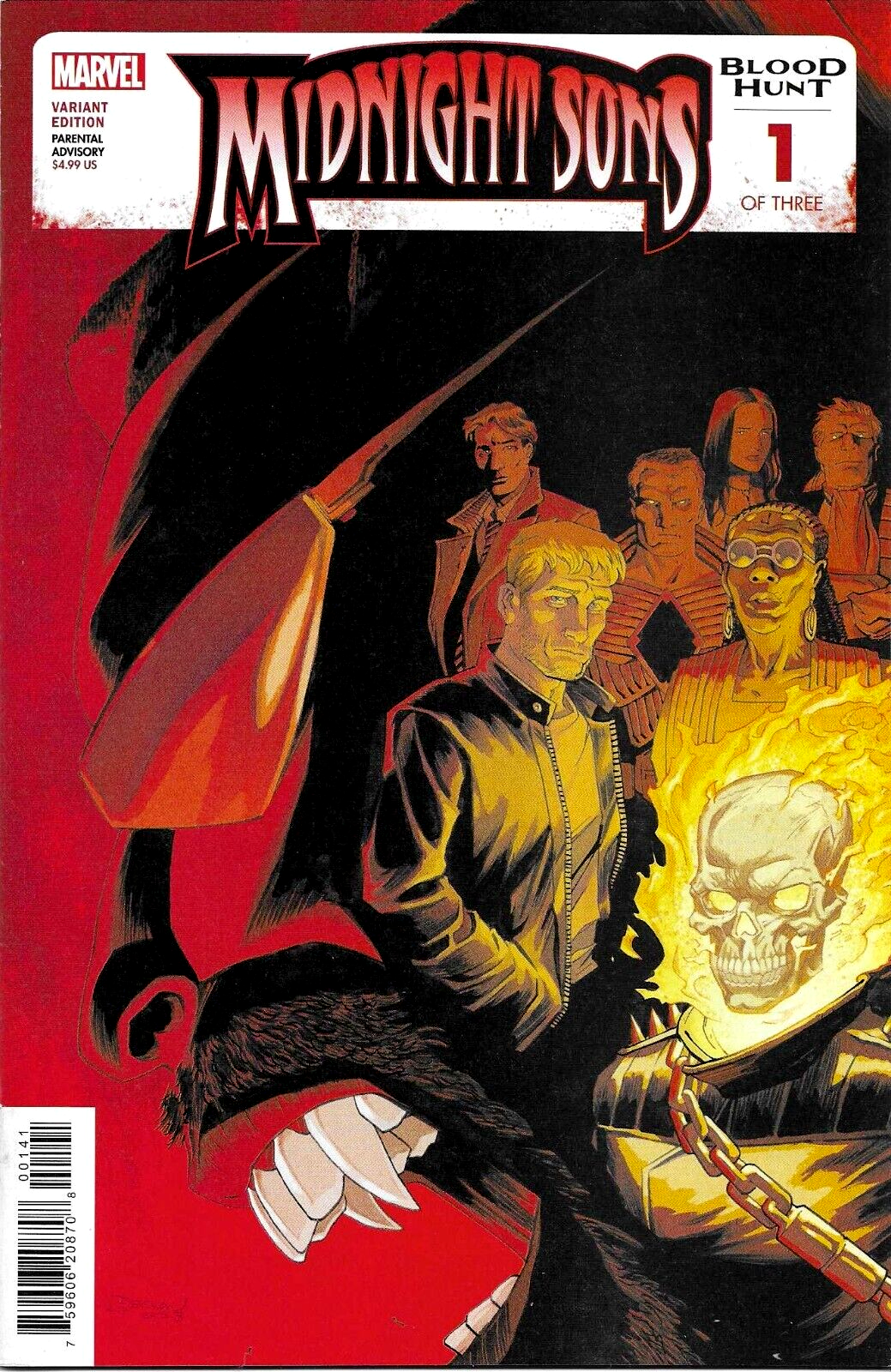 MIDNIGHT SONS: BLOOD HUNT #1 (OF 3)  SHALVEY VARIANT  MARVEL  JUL 2024  NM