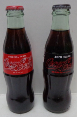 2019 Stranger Things Limited Edition Coke & Coke Zero Bottle Set IN HAND 