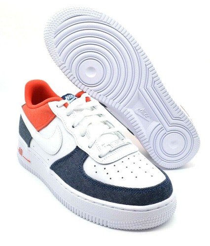 red white and blue air force 1 lv8