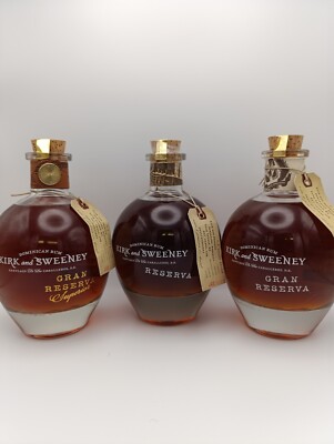 Set Rum Kirk and Sweeney Reserva,Grand Reserva,Grand Reserva Superior 40% 700ml.