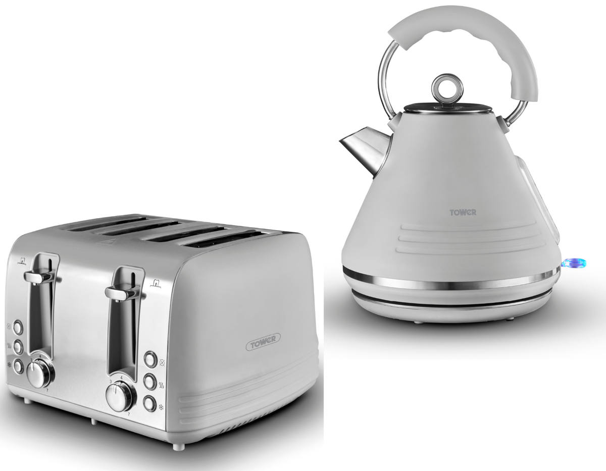 Pyramid Kettle Tower Kettle Toaster Set NEW Tower Cavaletto